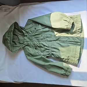 Toddler girls military jacket. Old Navy, 3T, olive green
